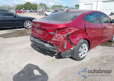 2016 Hyundai Elantra Se from USA, damaged, VIN 5NPDH4AE1GH721100